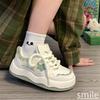 Star Mint Green and White Shoes Increase Height and Show Height 2025 New Small Feet Breathable and Comfortable Casual Sports Shoes