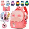 Fashionable Spine Protection Backpack for Girls, Ages 3-6: Lightweight and Double-Strapped for Kindergarten To First Grade.