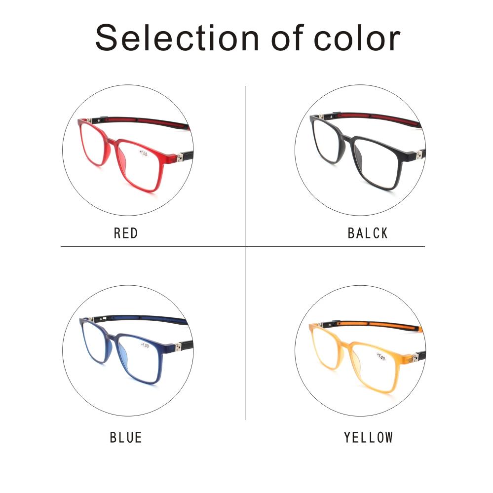 Tr90 Readers Reading Eyewear Male Magnet Portable Diopter Hanging Neck 1.0 1.5 2.0 2.5 3.0 3.5 Premium Quality Daily Wear