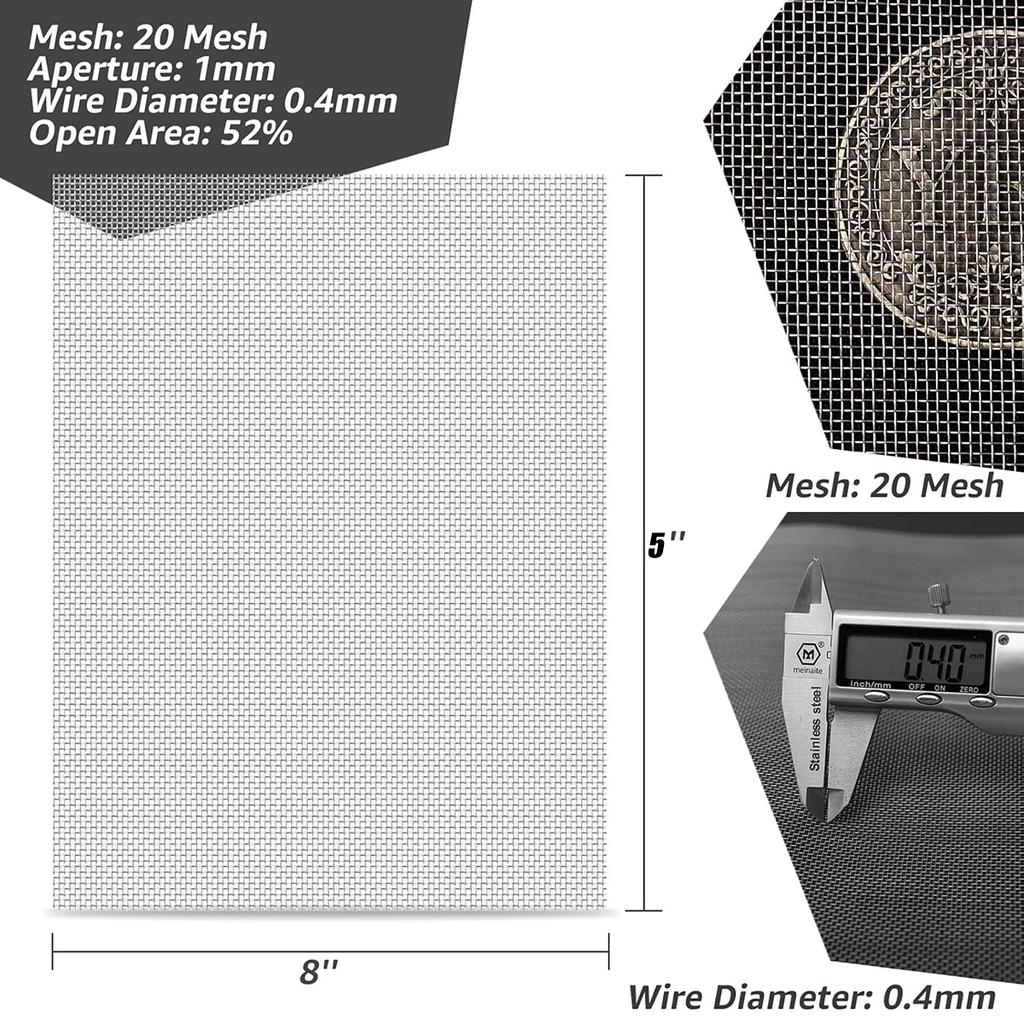 Universal Stainless Steel Car Bumper Repair Mesh Net Plastic Crack Repair Hole Repairing Mesh Net For Bumper Body Hood Vents