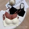 Womens Thin Push Up Bra Soft Support Seamless Breathable Underwear Small Cups Daily Wear