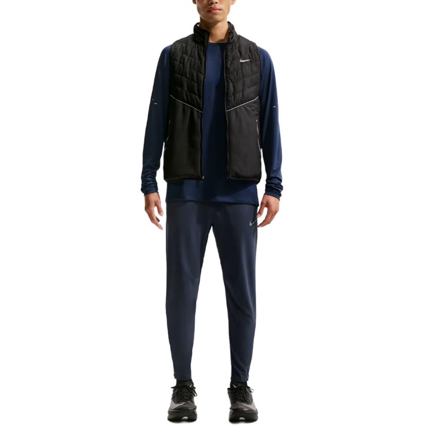 Nike Stride Quick-Dry Logo Reflective Detail Nine-Point Running Trousers Men bottoms HV4545-410
