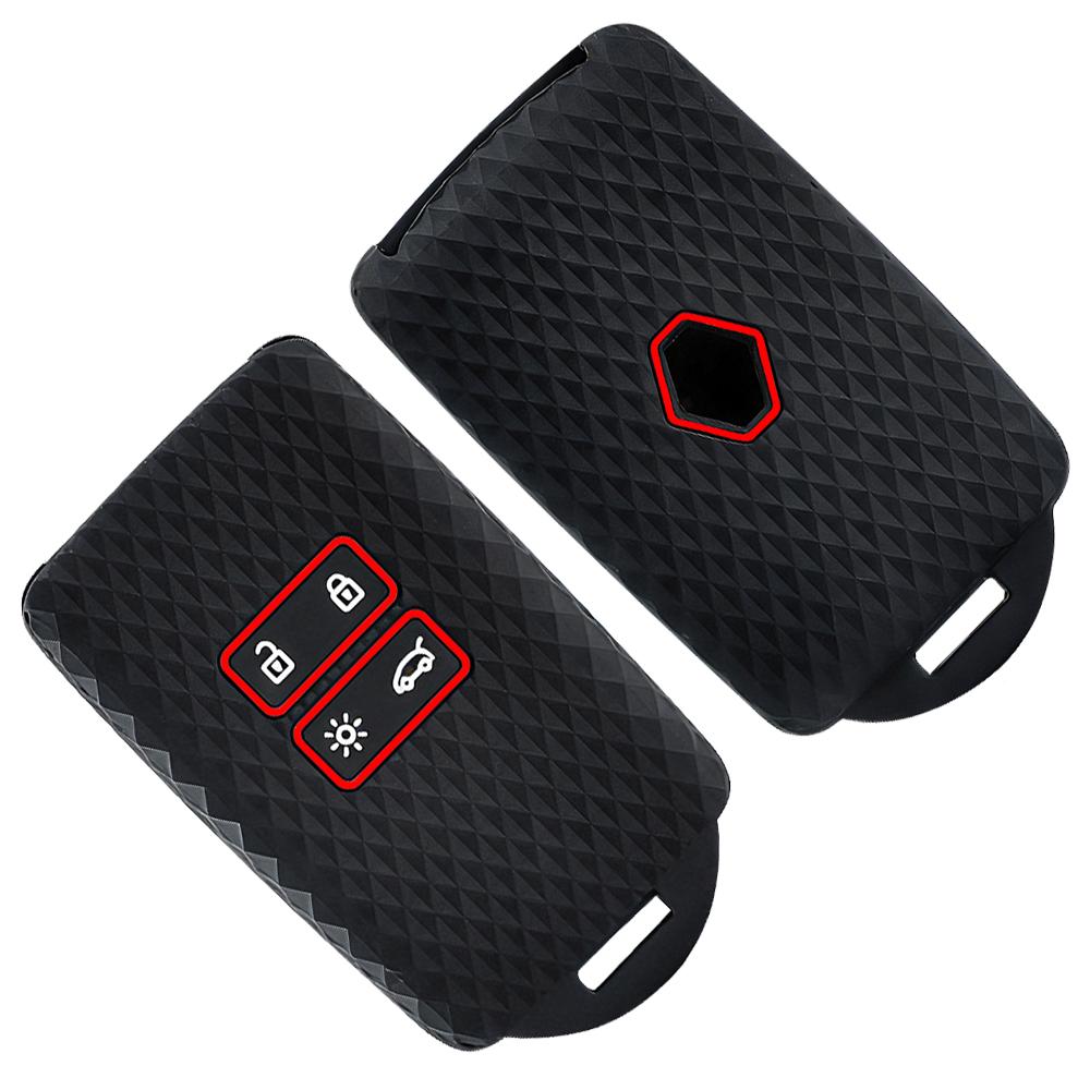 Silicone Car Key Case Cover Shell For Renault Koleos Captur Kadjar Megane Clio Talisman Scenic Arkana Zoe For Dacia Sandero