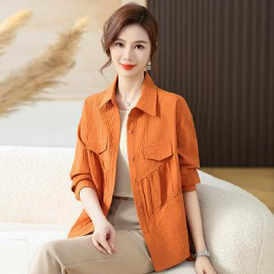 

2026 Spring Chinese Style Jacquard Jacket for Middle-aged and Elderly Women 5XL