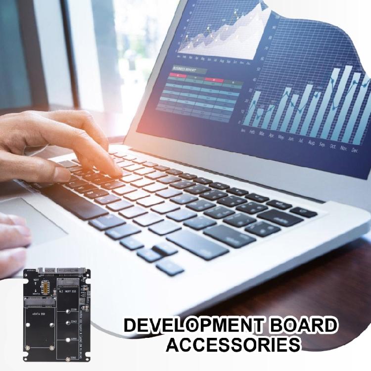 M.2 NGFF/MSATA To SATA3 Adapter Case, Convert Solid Disk To 2.5"/3.5" With Ease Multiple Size Supported