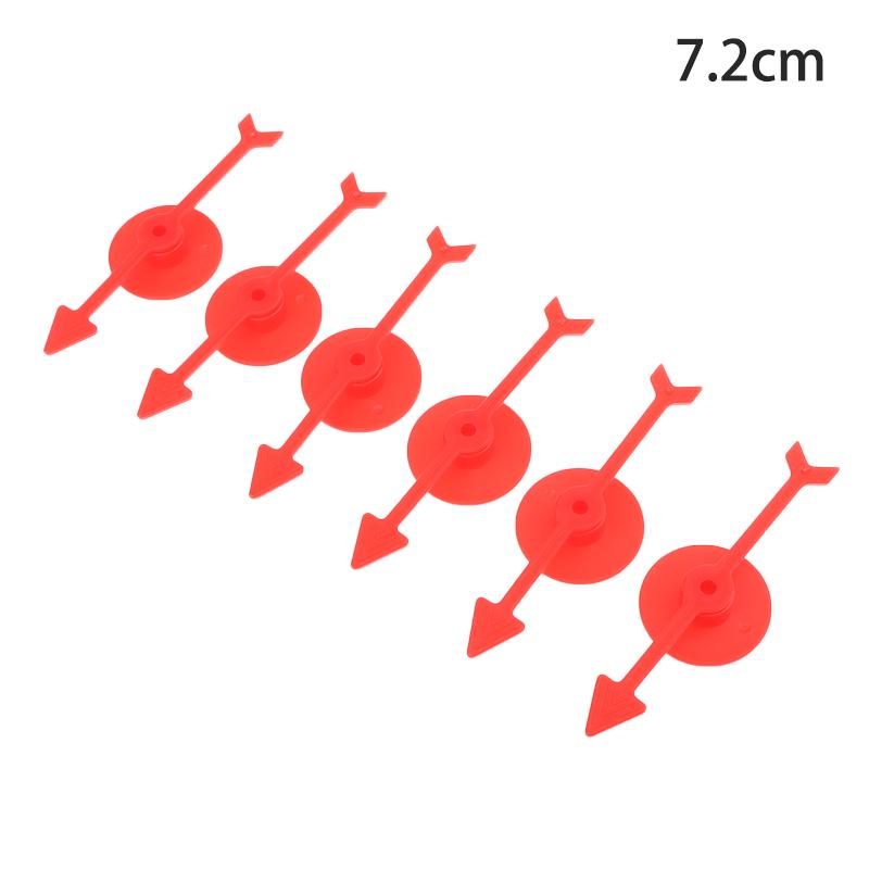 

6 шт. Стрелка Диск-вращающаяся пластиковая пешка Шахматная настольная игра и карточные игры Аксессуары