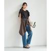 Rope Picnic UV Protection/Cooling Lace-Docking Flare Sleeve Cut Top for Women GDM16370 Sax (48 F)