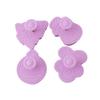 4 Pcs/set Kitchen New Cookie Biscuit Fondant Mold Silicone Cookie Baking Cutter Mould For Christmas