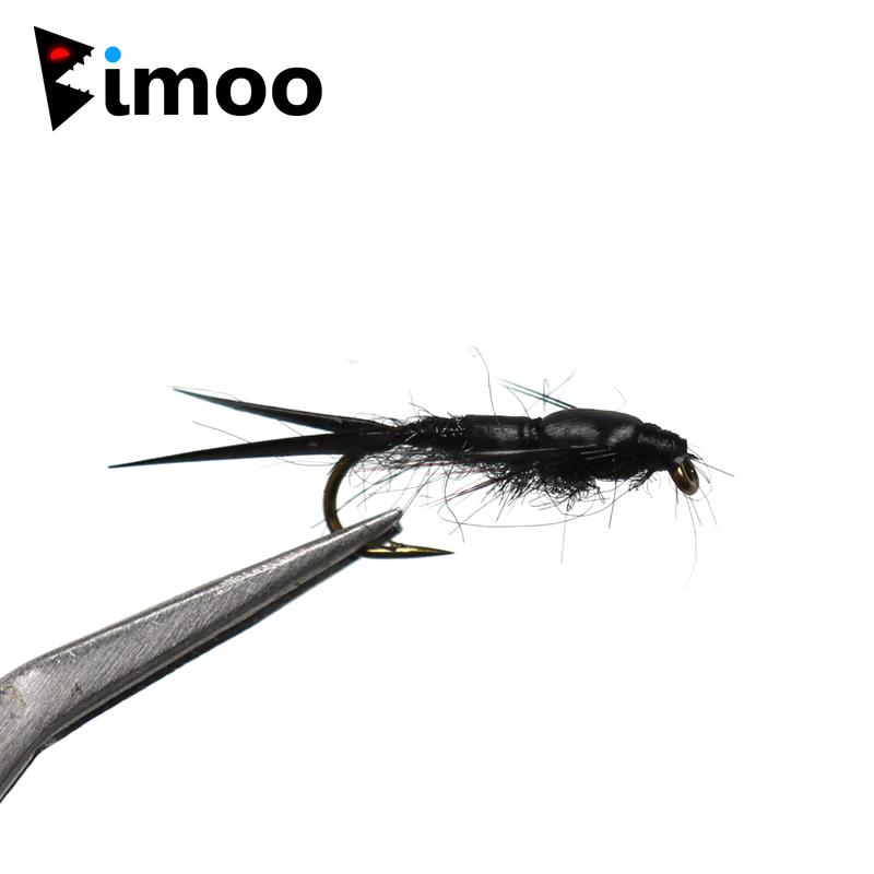 

Bimoo, 10 шт. # 12, черная приманка для ловли нахлыстом, нимфой, камышовой мухой