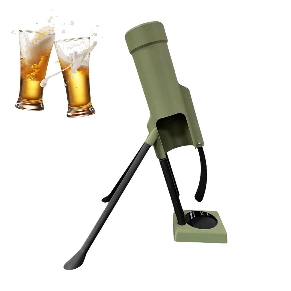 Mortar Style Bottle Opener 51mm Cool Bar Decor Heavy Duty Bartender Tool for Home RV Camping BBQ Party, Gift for Men Dad