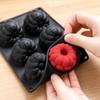 6 Cavity Large Raspberry Silicone Mold Food Grade Flexible Non Stick Baking Mold for French Desserts Pastry Chocolate Jelly Candy Making