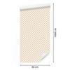 Cream and white striped wallpaper, fine detail for living room and bedroom 50x1000