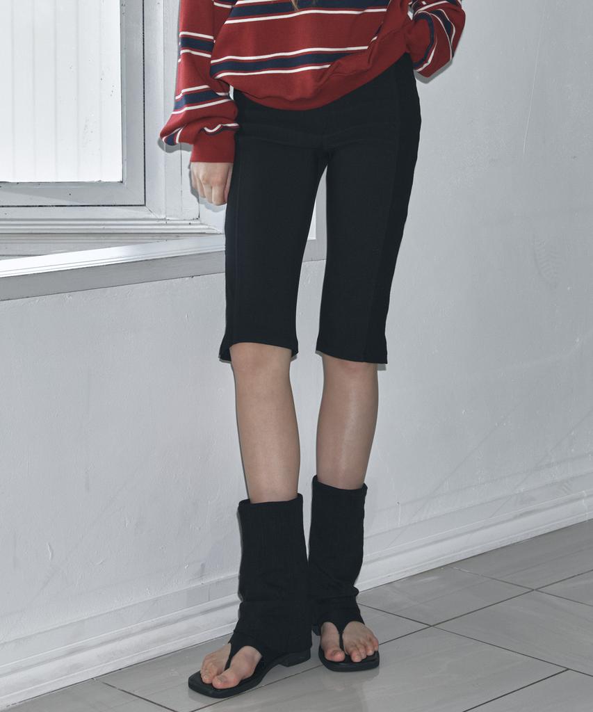 SO IR Banding Biker Pants - Black