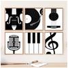 Minimalist Instrument Posters and Prints Music Enthusiast Modern Art Canvas Painting Wall Art Pictures Home Bar Room Decoration