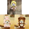 Plush Dog Keychain With Pp Cotton Filling For Bag Decor And Gift