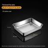 Stainless Steel Rectangular Serving Tray