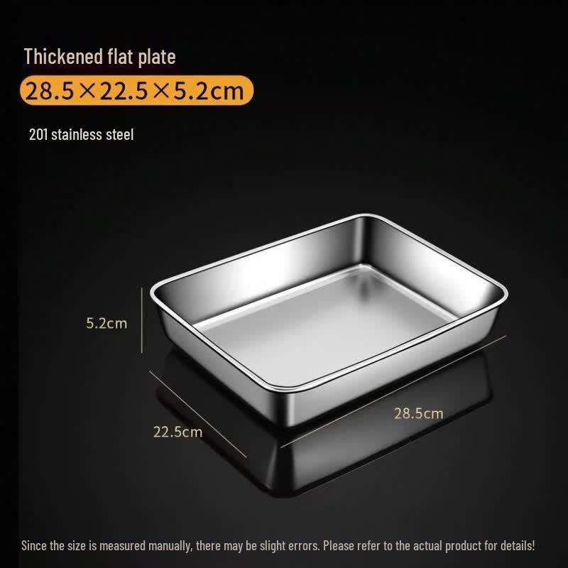 Stainless Steel Rectangular Serving Tray