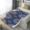 Colorful Mandala Design Microfiber Flannel Cover Blanket Bedroom Living Room Sofa Soft And Comfortable Home Decoration