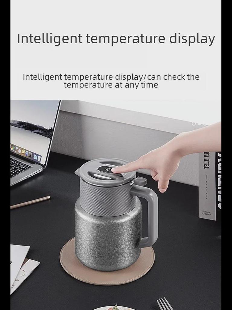 High-Grade Titanium Insulated Teapot, 1500ml, Stylish Design for Old White Tea Brewing