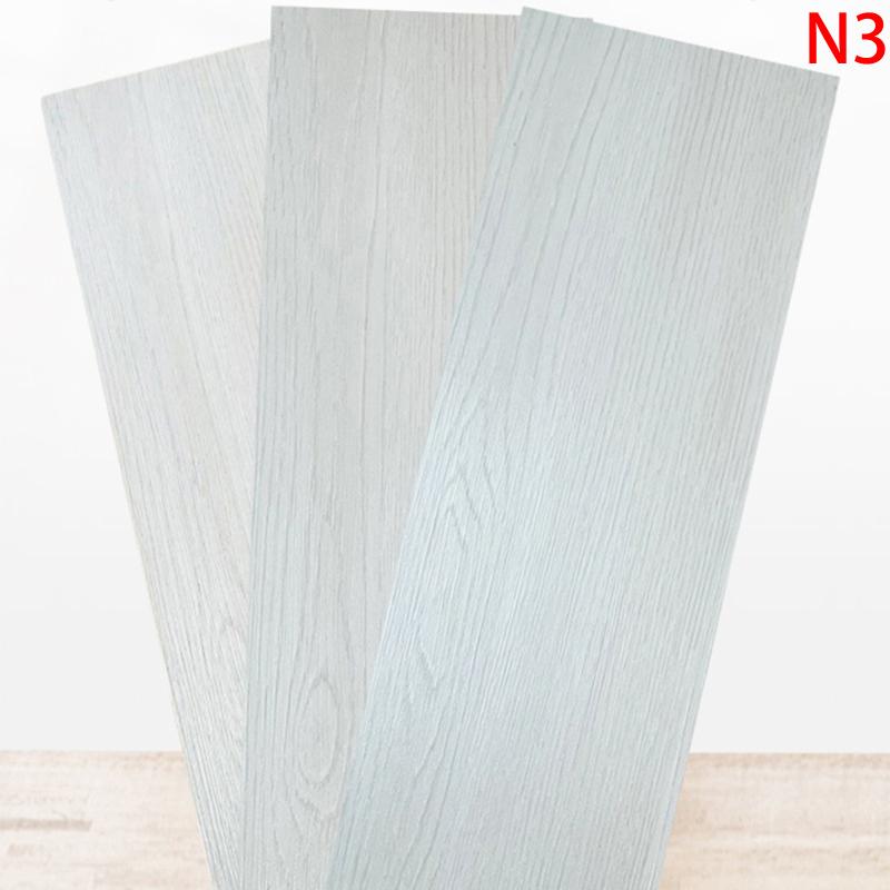 10Pcs 40X15Cm Pvc Floor Stickers Self-Adhesive Stickers Waterproof Thickened Wood Grain Floor Stickers Stickers Living Room