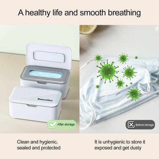 Våtservetter Låda Pappershållare Stor Kapacitet Bred Öppning Påfyllningsbar Multifunktionell Toalettpapperslåda Pappersbehållare