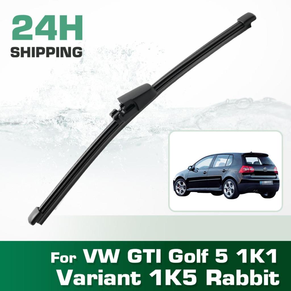 Rear Windshield Wipers Blades,Premium All-Season Wiper blades Replacement For VW GTI Golf 5 1K1 Variant 1K5 Rabbit