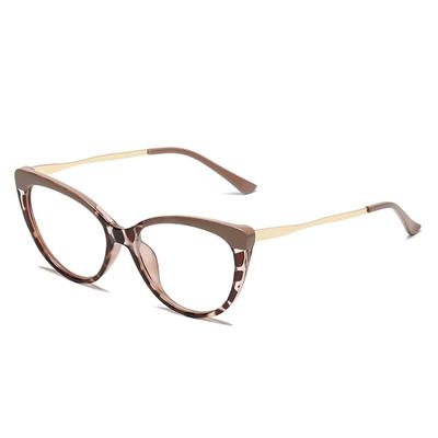 Nti Blue Light Glasses Women Vintage Transparent Cat Eye Computer Eyeglasses Frame Blocking Glasses Optical Spectacle Eyewear