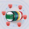 BULL Electrician PVC Waterproof Insulating Tape 18m Black (20 Rolls)