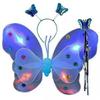 Double-layer Luminescent Butterfly Wing String Lights (3-piece) – Perfect for Children's Day Events