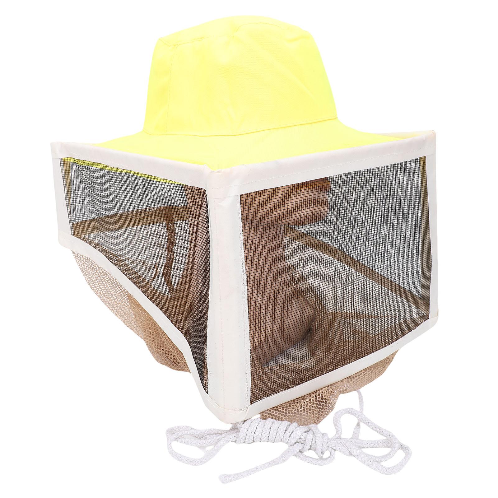 Beekeeping Veil Hat, Folding Bee Hat Beekeeping Protective Gear with High Visibility, Bee Veil Hat for Bee s Outdoor Professional