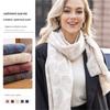 Women's Paisley Scarf Thermal Cashmere Feel Thick Winter Shawl Long Soft Neck Wrap Fashion Cold Weather Warm Accessory