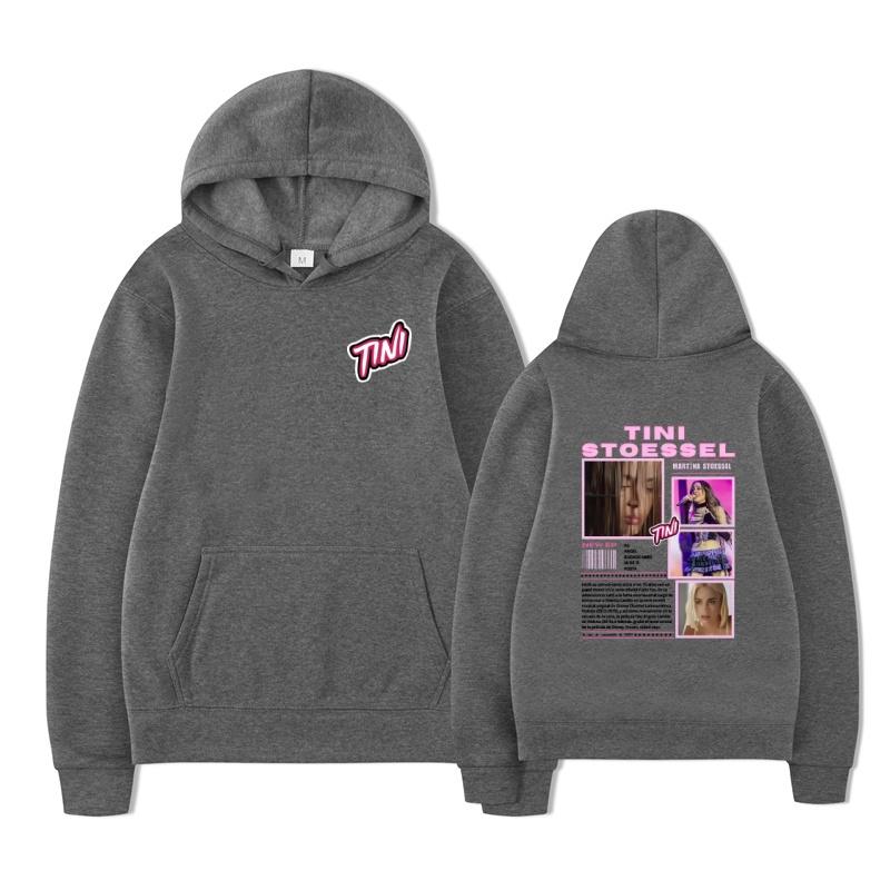 Singer TINI STOESSEL 2025 Tour Merch Sweatshirts Men Women's Fashion Hip Hop Trending Hoodie Long sleeve Casual Comfort Hoodies