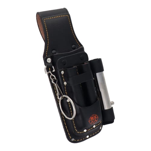 Sankyo Corporation H&H Professional Craftsman Black Leather Rebar Tool Hacker Holder KSK-04