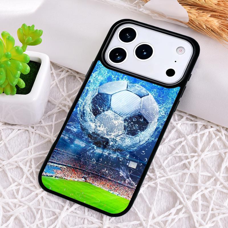 Soccer Ball Football Futbol Shockproof Phone Case for iPhone 17 Air 16e 15 11 12 14 13 Pro Max Cover Coque