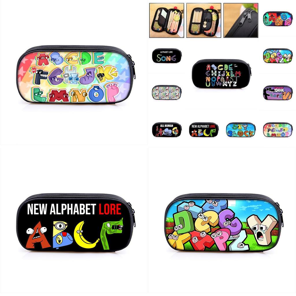 Practical Alphabet Lore Pencil Case Large Capacity Bag Student Gift