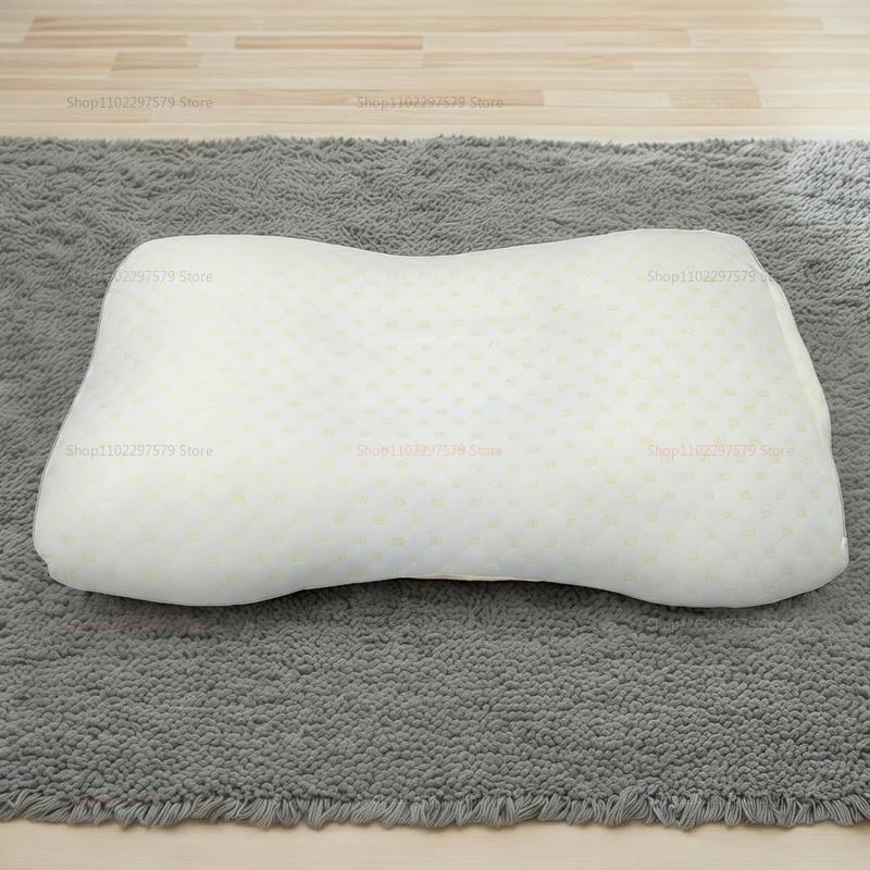 Cervical Orthopedic Neck Pillow for Better Sleep Spa Massage Soybean Fiber Neck Support Cushion Household Pillow for Neck Pain