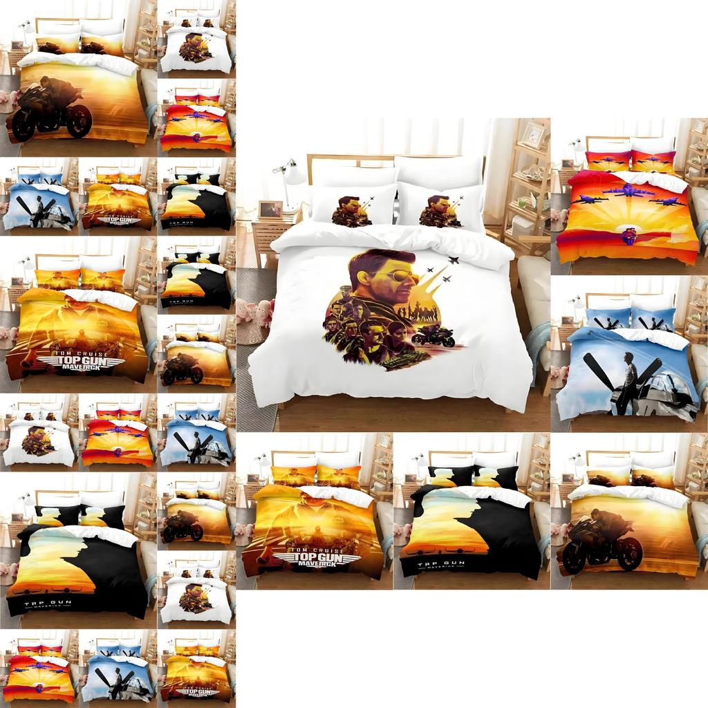 Modern Minimalist 3d Printed Bedding Set With Polyester Fabric And Flannel Weaving For Bedroom Decor