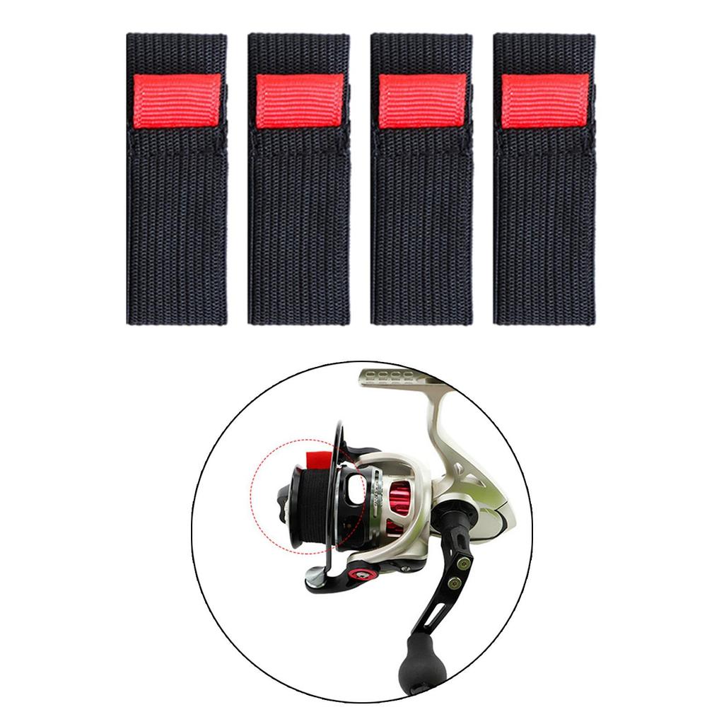 4 Pieces Fishing Belt Band Reel Spool , M