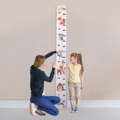 Wall Hanging To Growth Chart Precise Scale Removable Children Room Nursery Bedroom Kids Baby Adults Boys Girls Height