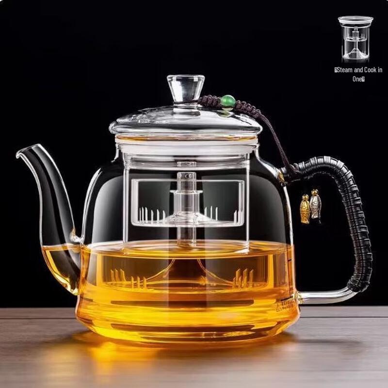 Transparent Glass Teapot