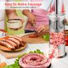 1PC Wurstfüller Haushalts-Wurstspender aus Edelstahl, manuelle Wurstfüllmaschine