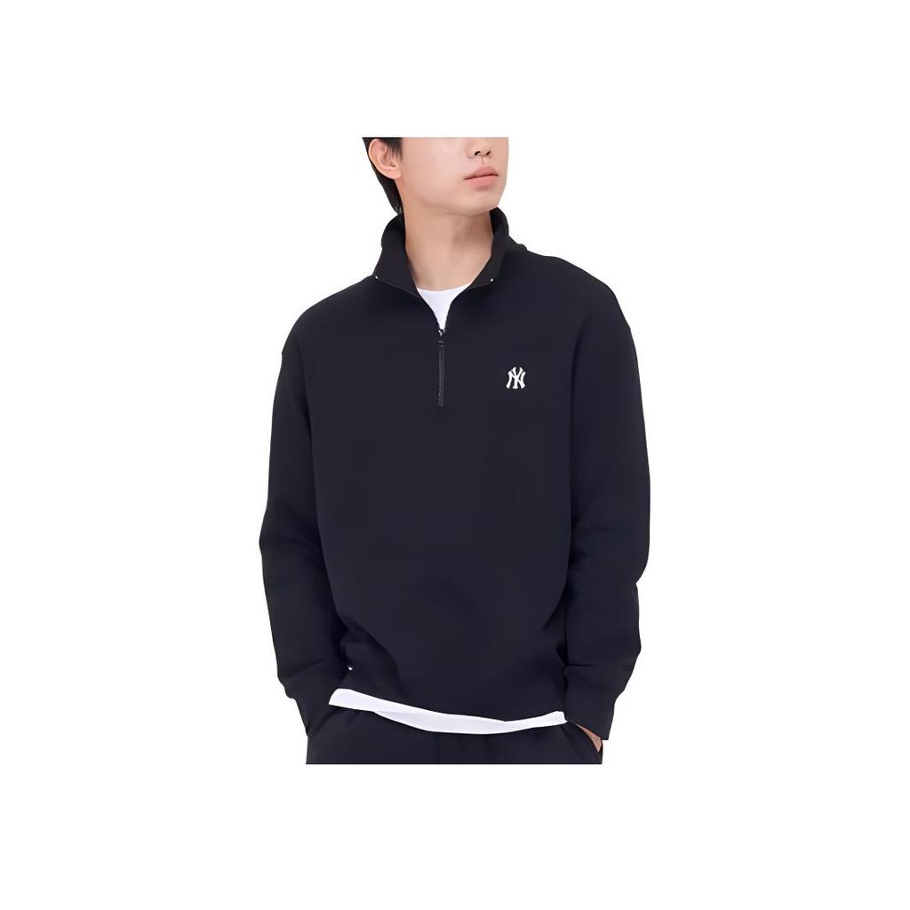 New MLB SS24 New York Yankees Sweatshirt Unisex Black 3AMTB0241-50BKS