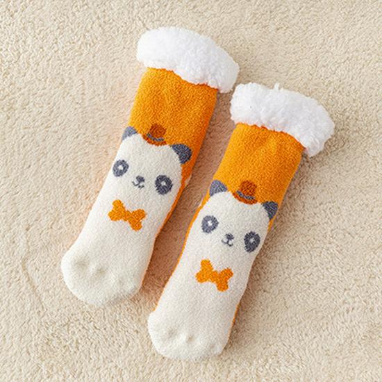 Women's Fleece-Lined Lambswool Home Socks - Warm, Thick, Cozy for Winter & Christmas