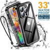 Temdan for iPhone 14 Pro Max Case Waterproof, [Built-in Screen Protector][IP68 Underwater][14FT Military Dropproof][Dustproof][Real 360] Full Body