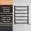 Electric Heating Timed Towel Drying Rack Household Bathroom Intelligent Electric Towel Rack Homestay Hotel Carbon Fiber