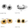 Set de Pendientes Geométricos de Acero Inoxidable para Mujer con Diseño Único para Entusiastas de la Moda