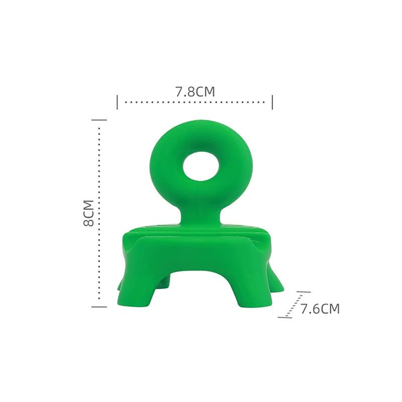 1Pc Dopamine Color Creative Stool Phone Stand, Desktop Office Desk Fun Decor, Tablet Support Holder, Photo Frame Stand