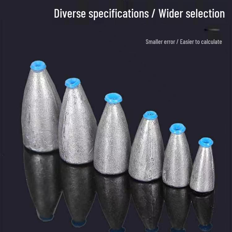 Lure Bullet Lead Sinker: Ideal for Long Casting and Anti-Snagging in Texas and Carolina Rigs.