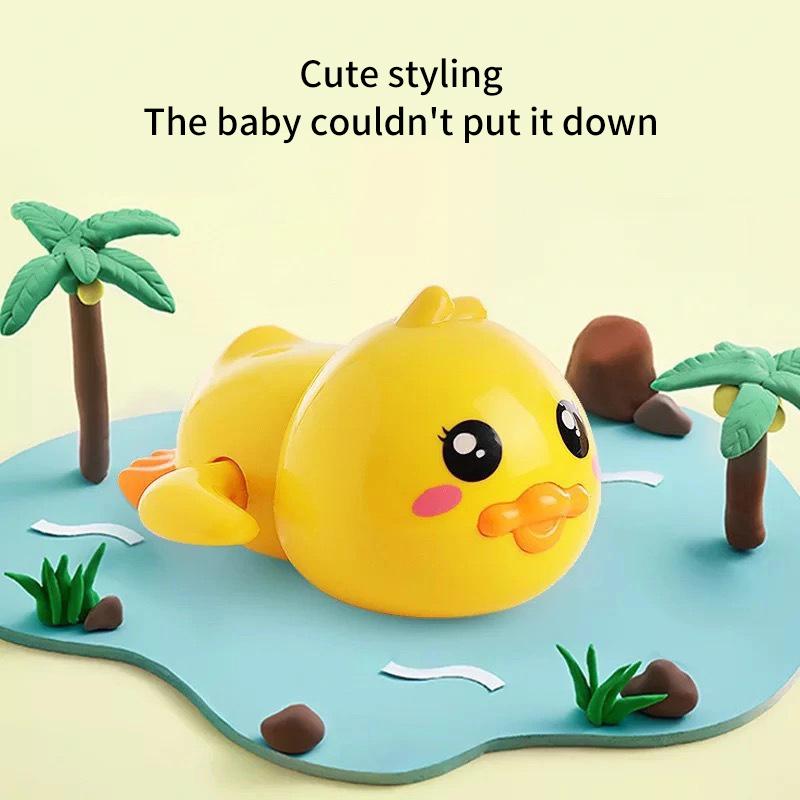 Baby Bath Toys Pool Beach Classic Chain Clockwork Water Toy Bathing Cute Duck Turtle Dolphin For Kids Water Playing Toys