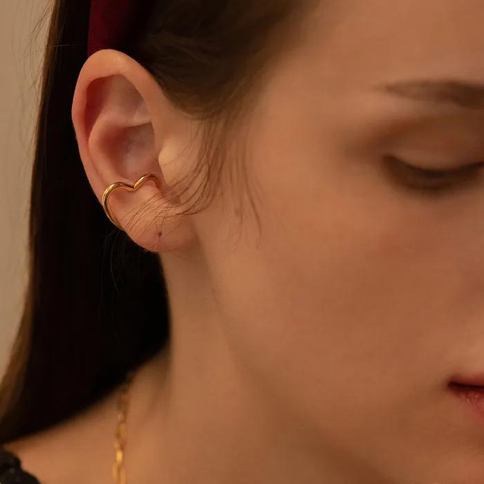 Lovely Mood Heart Point Ear Cuff SHEC0026